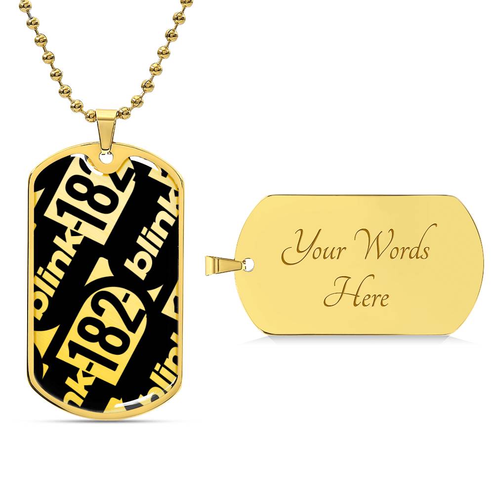 Blink 182 Enema of the State Logo Dog Tag