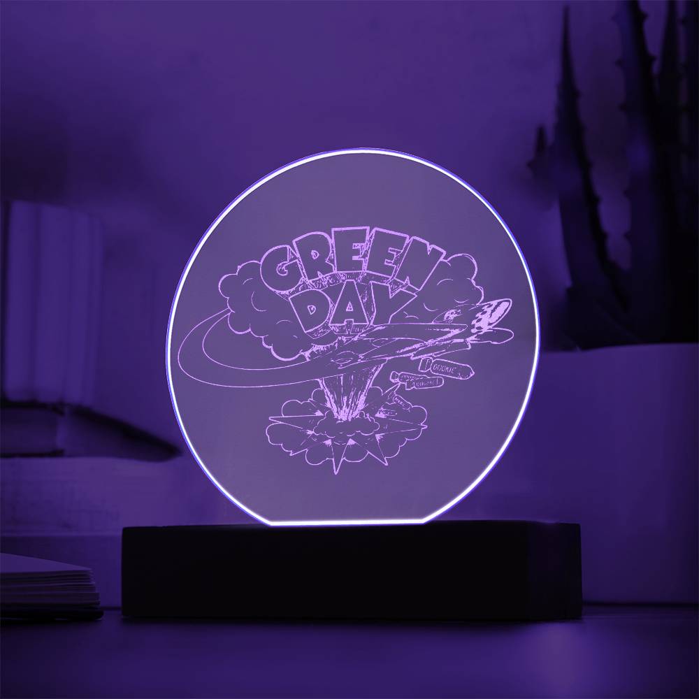 Green Day Dookie Acrylic Lamp