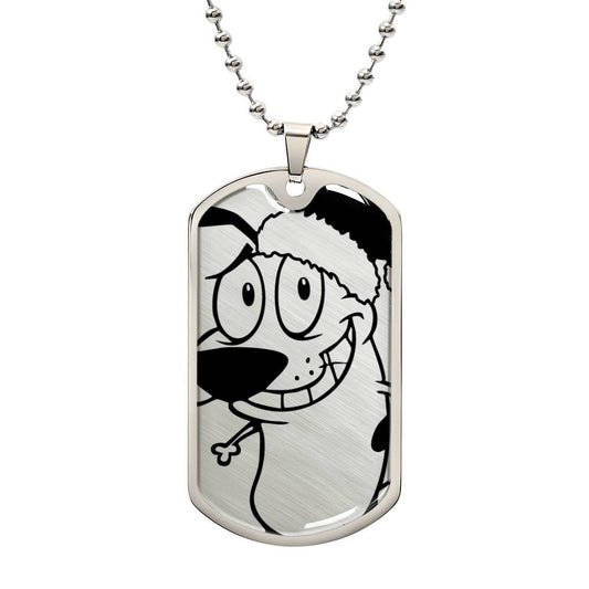 Courage the Cowardly Dog Tag - Holiday Edition