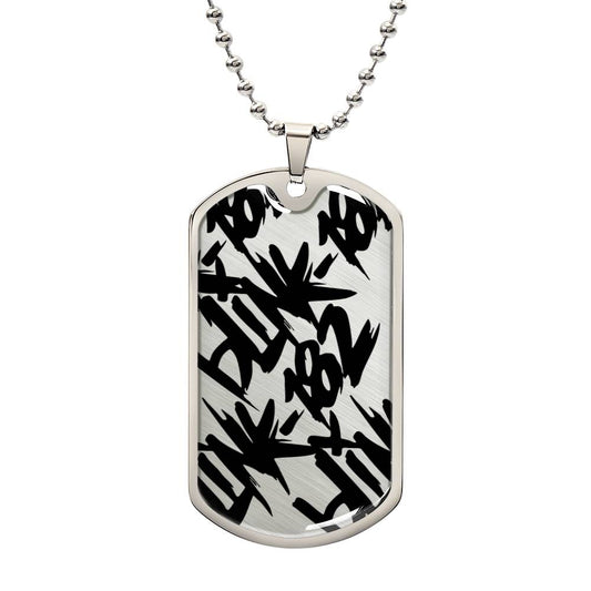 Blink 182 Logo Design Dog Tag #1
