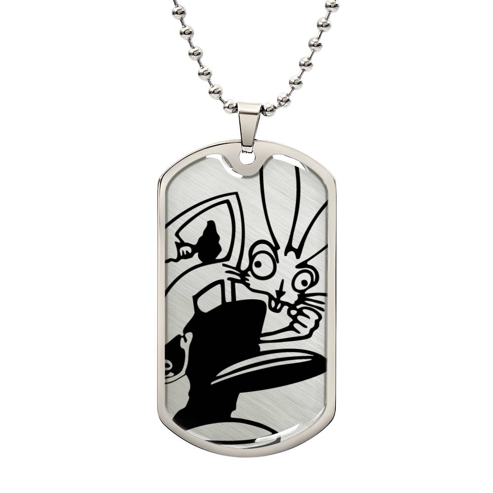 Blink 182 Bouncing Rabbit Dog Tag