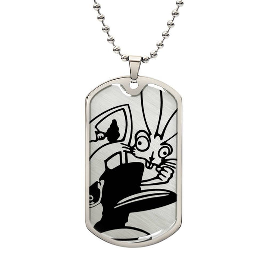 Blink 182 Bouncing Rabbit Dog Tag