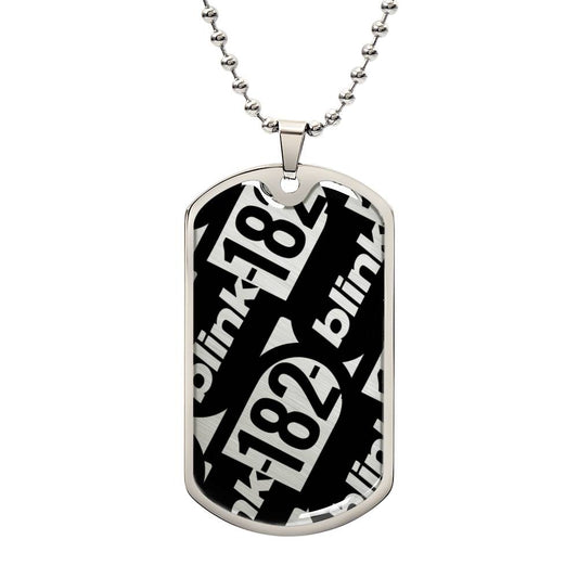 Blink 182 Enema of the State Logo Dog Tag