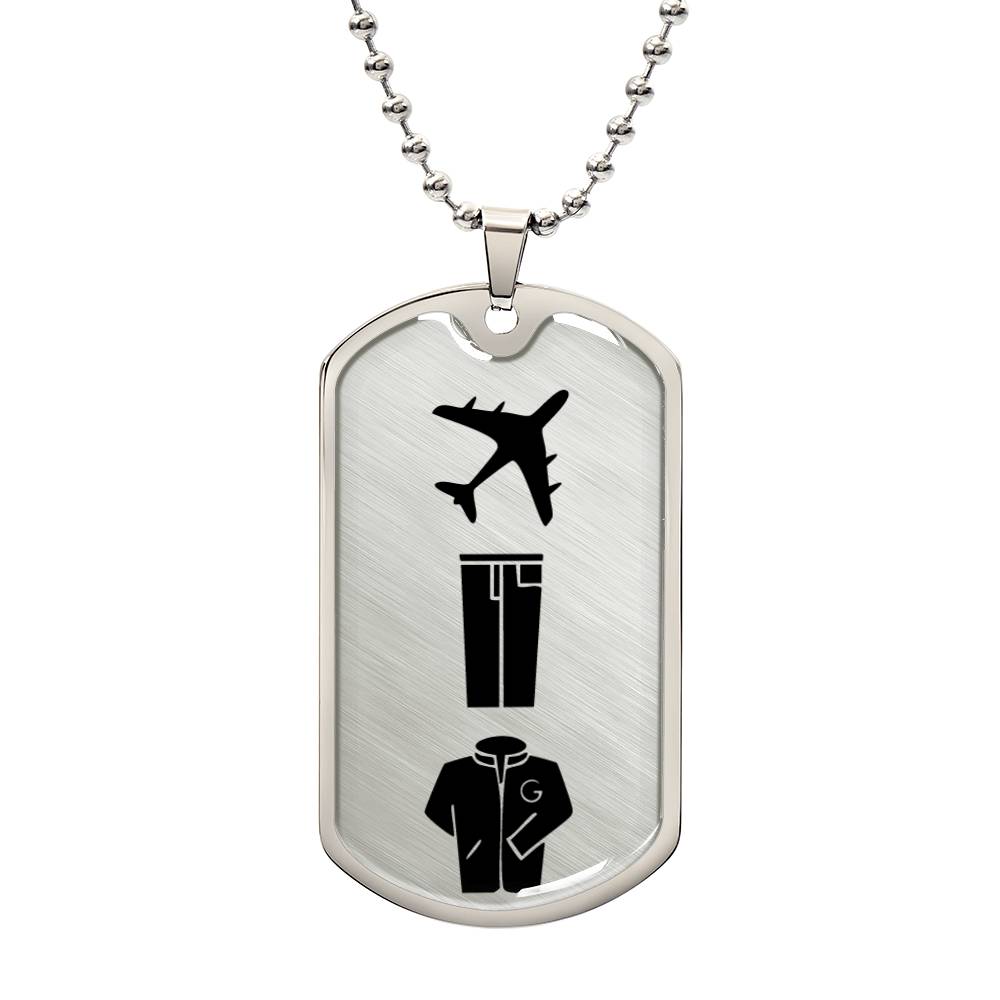 Blink 182: Take Off Your Pants And Jacket Logo Dog Tag