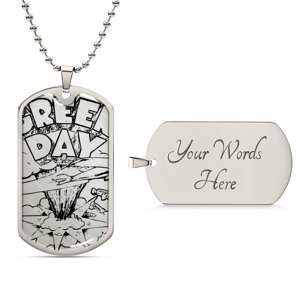 Green Day Dookie Dog Tag