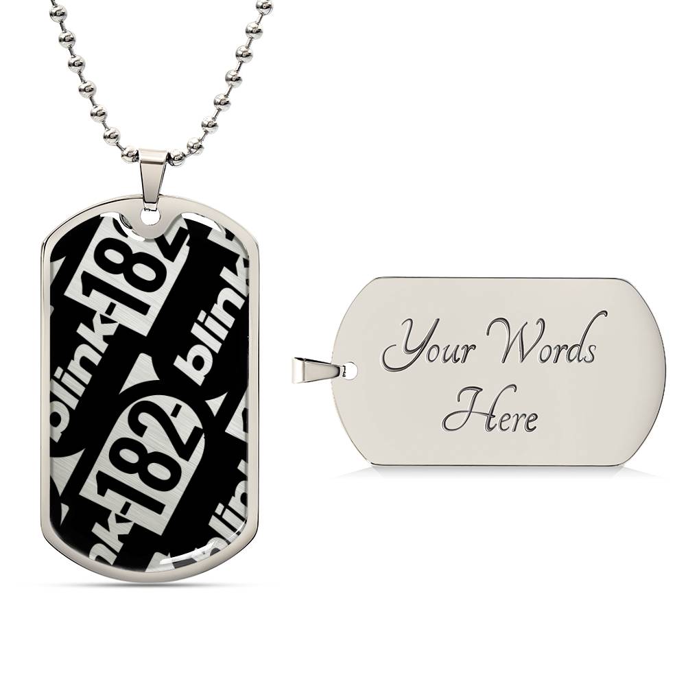 Blink 182 Enema of the State Logo Dog Tag