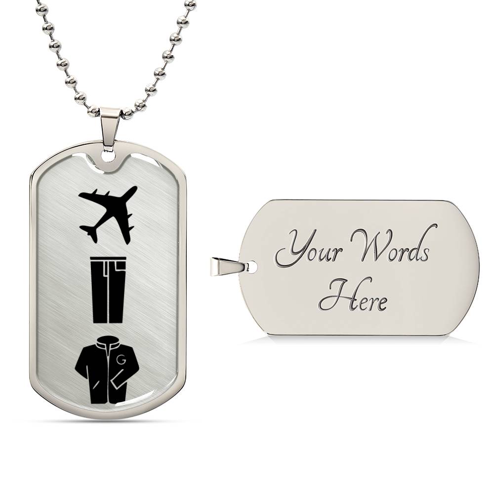Blink 182: Take Off Your Pants And Jacket Logo Dog Tag