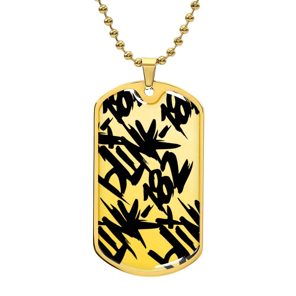 Blink 182 Logo Design Dog Tag #1