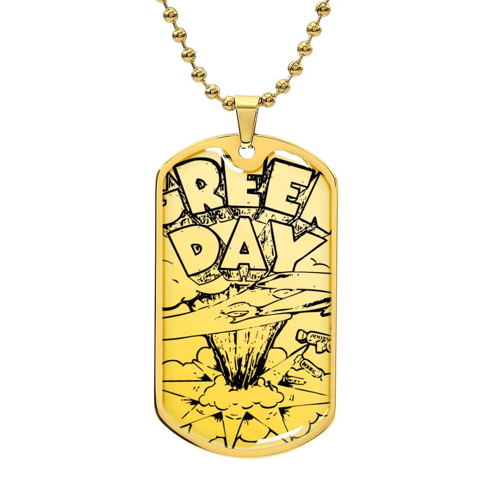Green Day Dookie Dog Tag