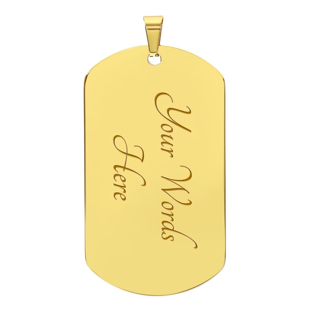 Courage the Cowardly Dog Tag - Holiday Edition