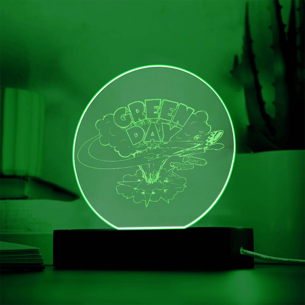 Green Day Dookie Acrylic Lamp