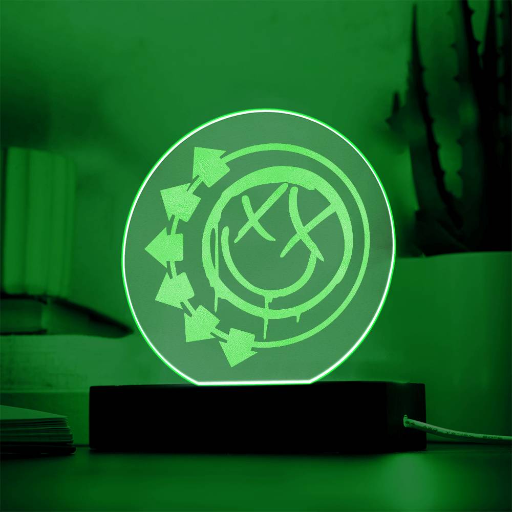 Blink 182 Smiley Logo Lamp