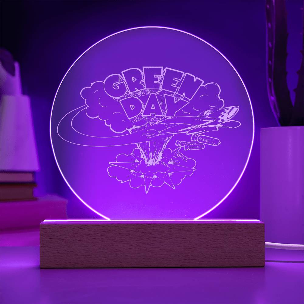 Green Day Dookie Acrylic Lamp