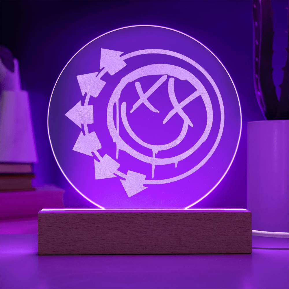 Blink 182 Smiley Logo Lamp