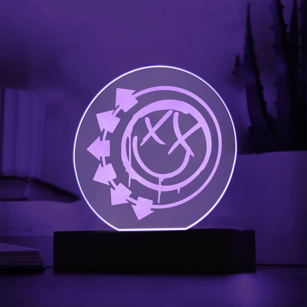 Blink 182 Smiley Logo Lamp