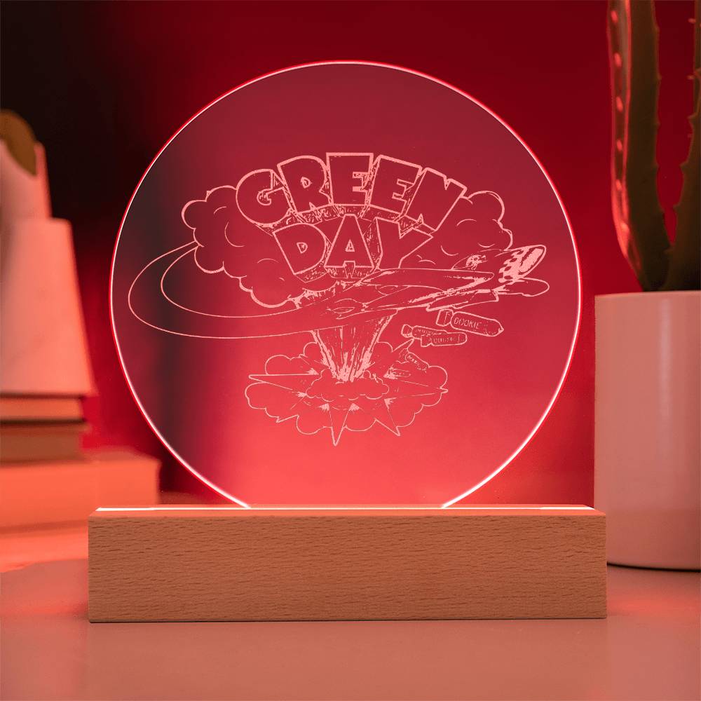 Green Day Dookie Acrylic Lamp