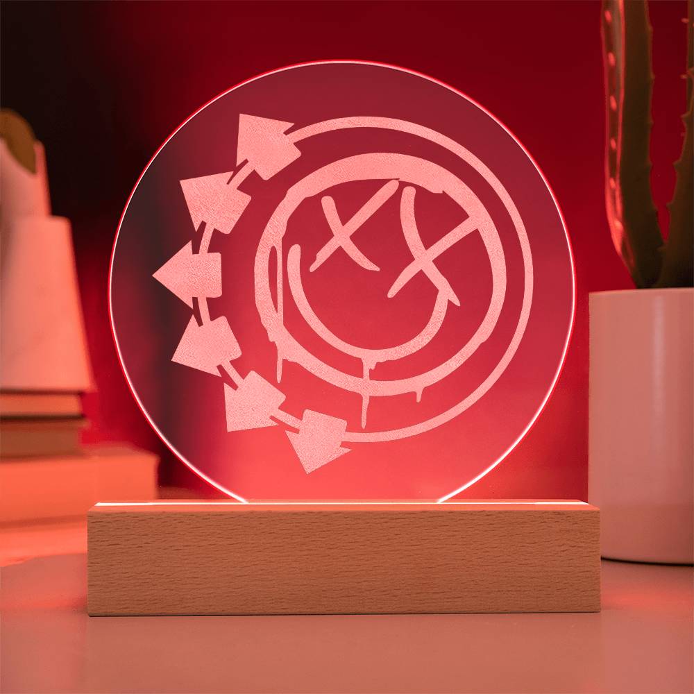 Blink 182 Smiley Logo Lamp